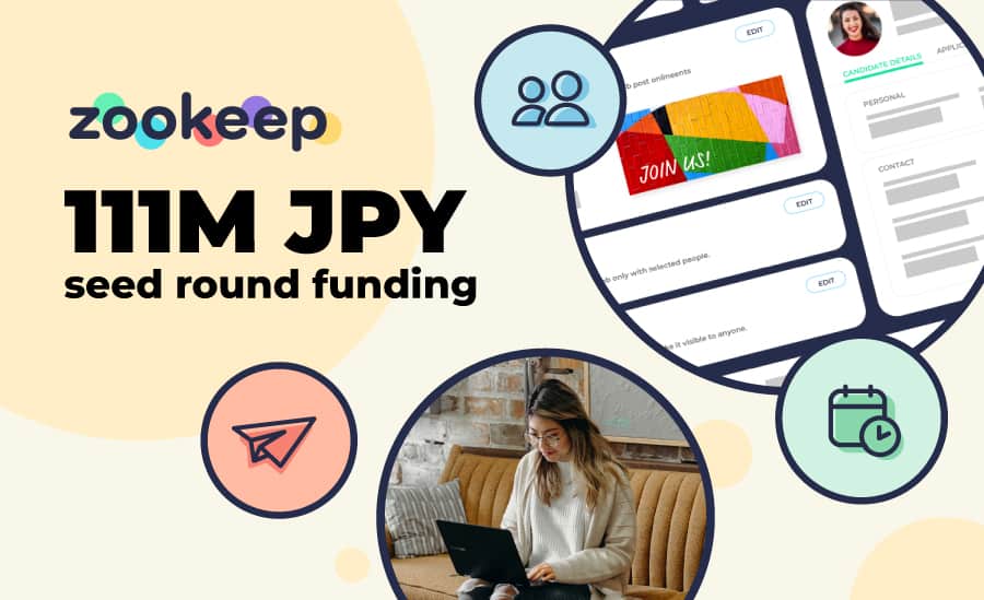 ATS Japan hiring startup ZooKeep fund raising